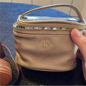 Pursn Gold and Black Striped Jewelry Holder